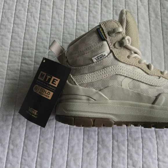 Vans Ultrarange Exo Hi Mte 2 Women Size 5 Checkerboard Birch Tan 012026 - Picture 3 of 10